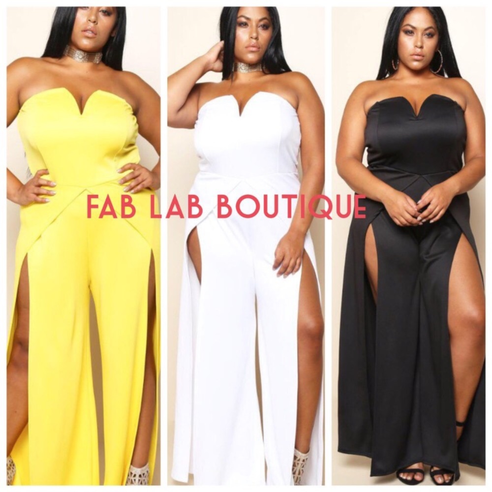 🆕Yellow Plus Size Jumpsuit (2X)